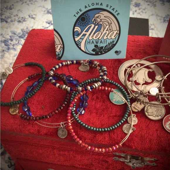 Alex & Ani Patriotic 4th of July Bangle stack! - Picture 4 of 7